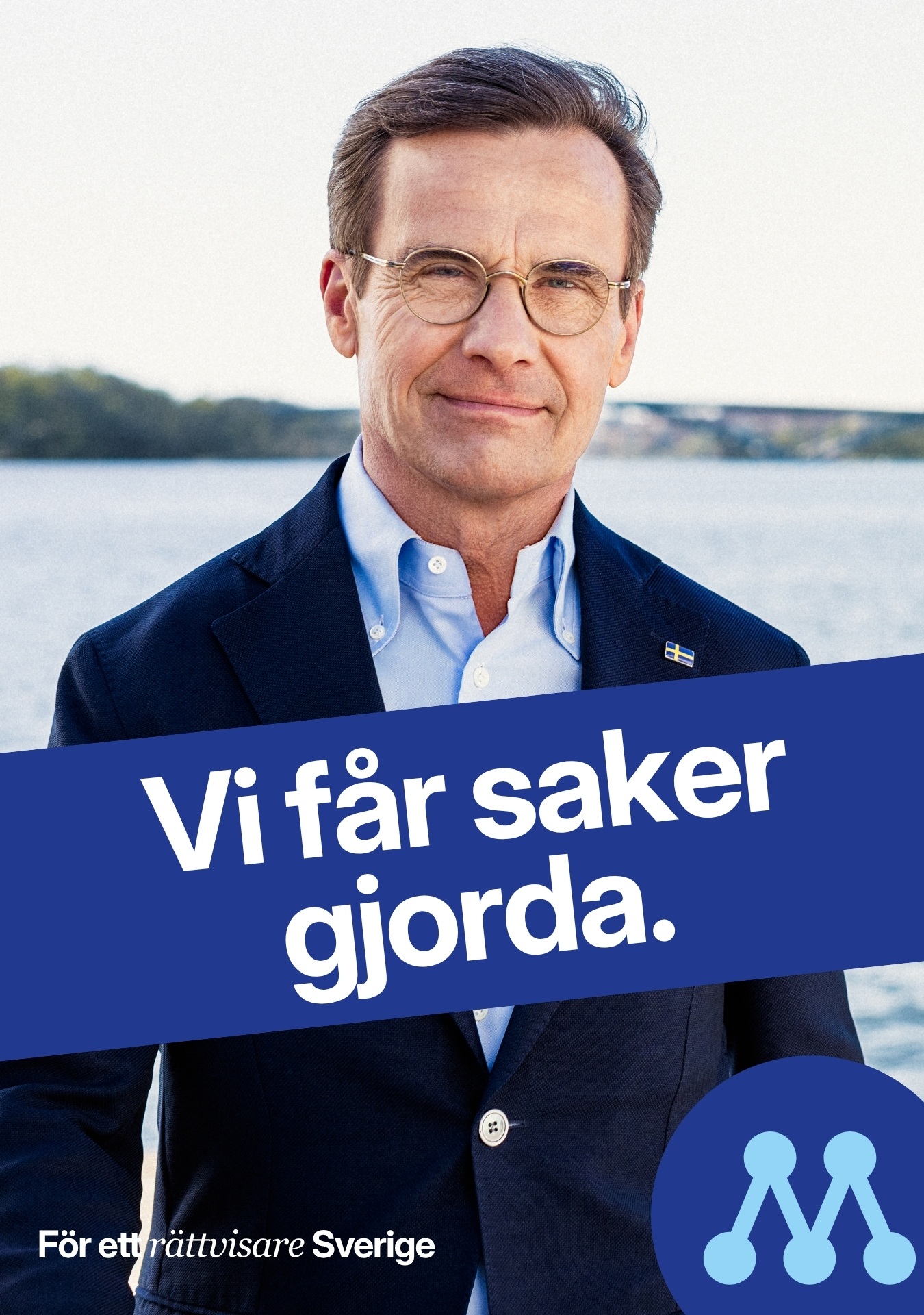 Moderaternas valaffisch 2026